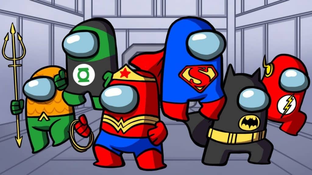 among us names dc characters