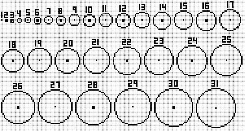 circle in Minecraft