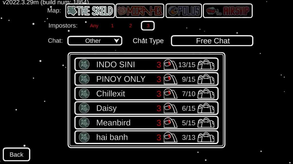 click on any lobby