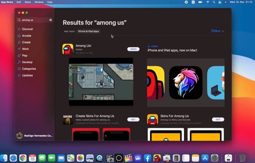 download, and Install Among Us from App Store
