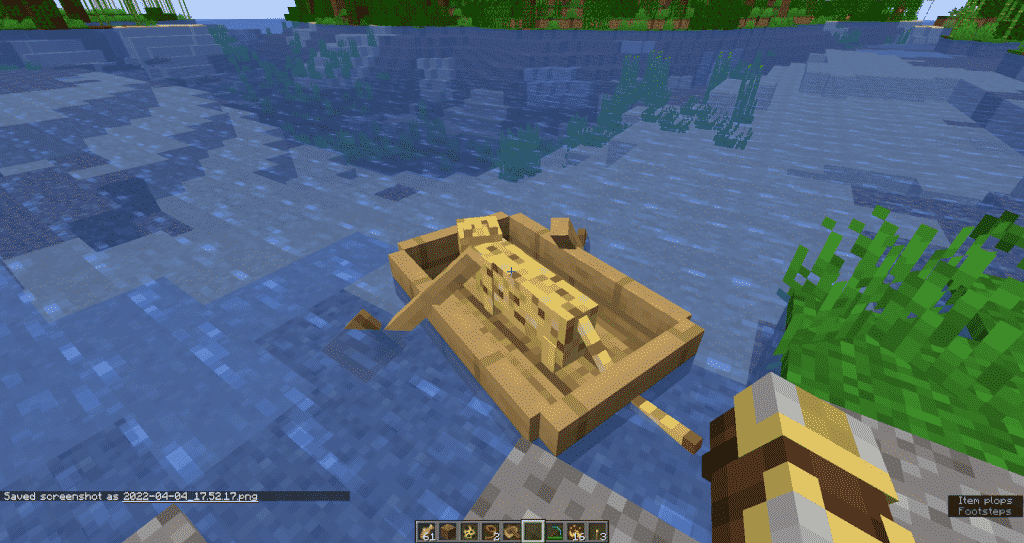 load Ocelot into the boat