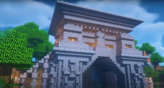 minecraft stone bridge survival base ideas