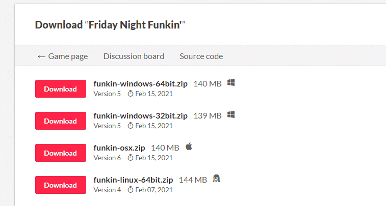 search fnf package linux