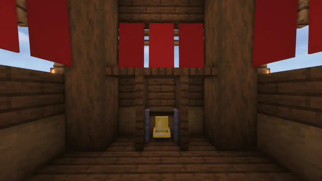 add a sacred bell to the japanese temple in minecraft