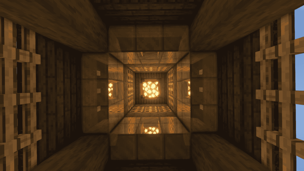 add a two-block tall gold wall in minecraft
