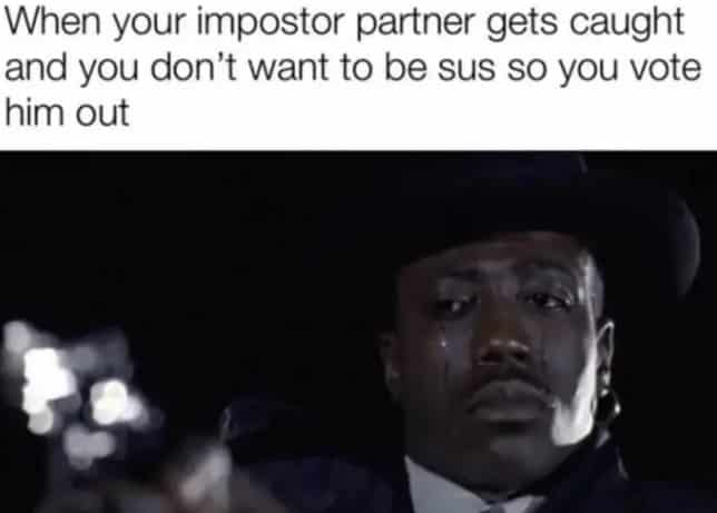 among us fare thee well meme