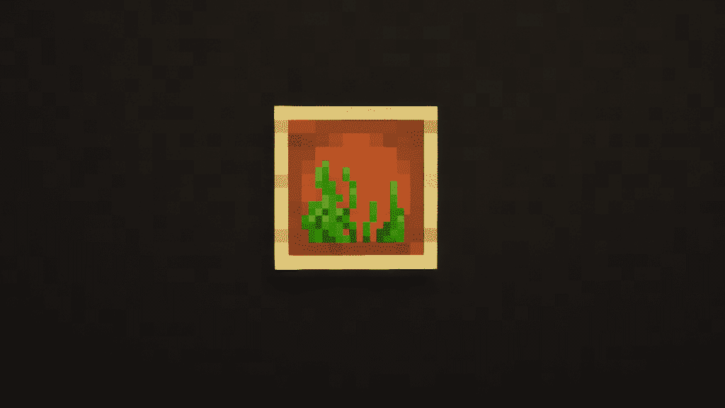 collect 1x seagrass in minecraft