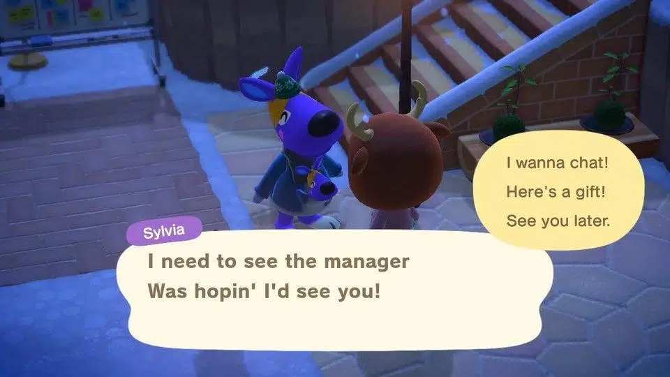 i need to see the manager acnh villagers