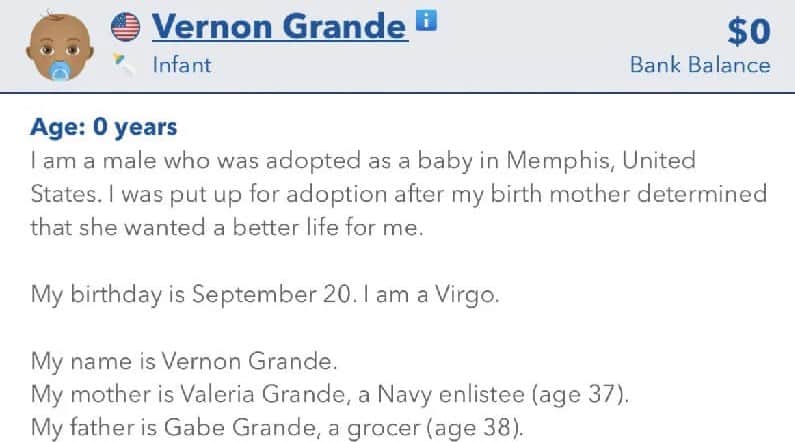 infant in bitlife