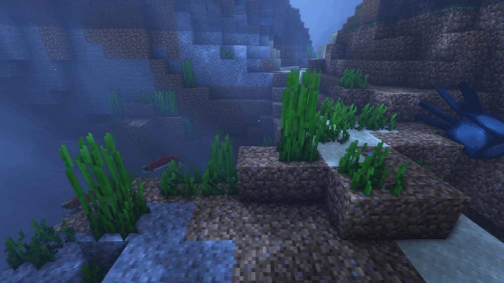 ocean floor seagrass in minecraft