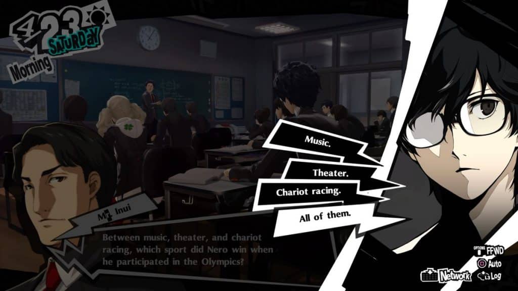 persona 5 royal april answers