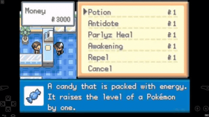 pokemart items at $1