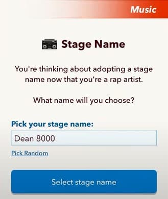 stage name bitlife
