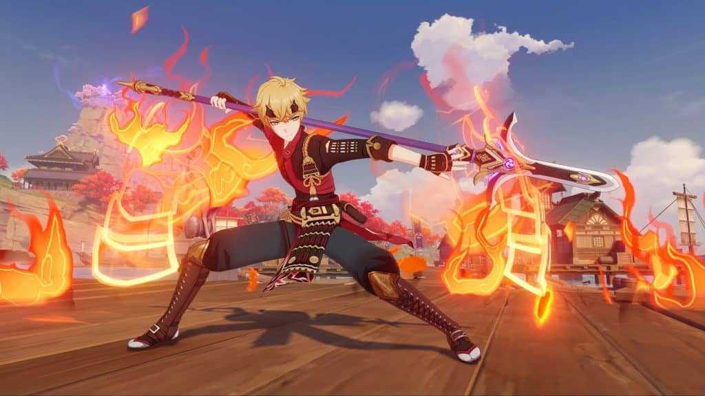 thoma elemental skill