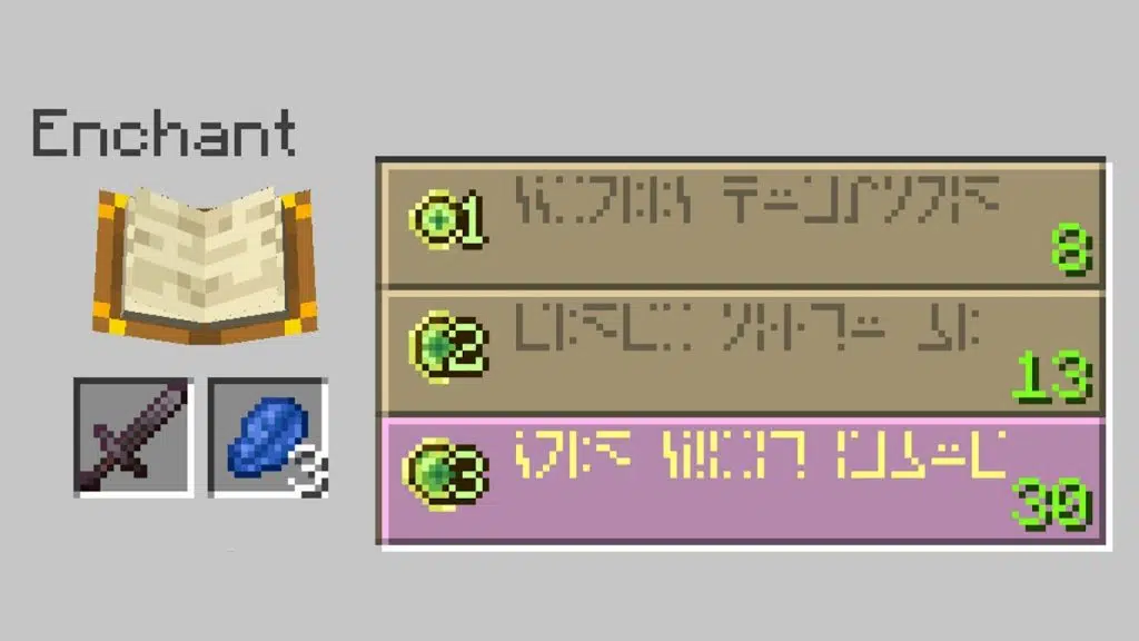 enchant tools minecraft