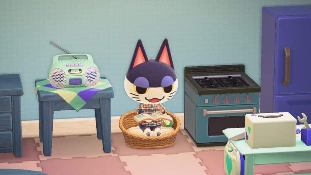 punchy keeps his place tidy acnh