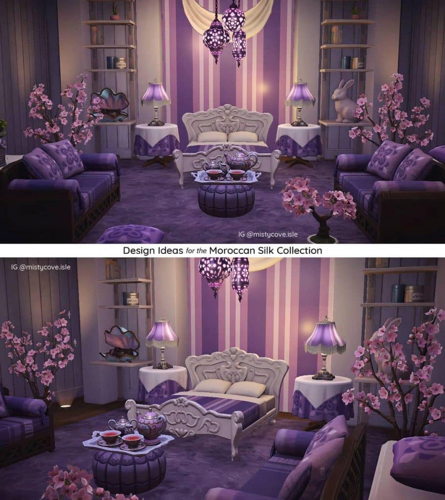 animal crossing luxurious bedroom suite ideas