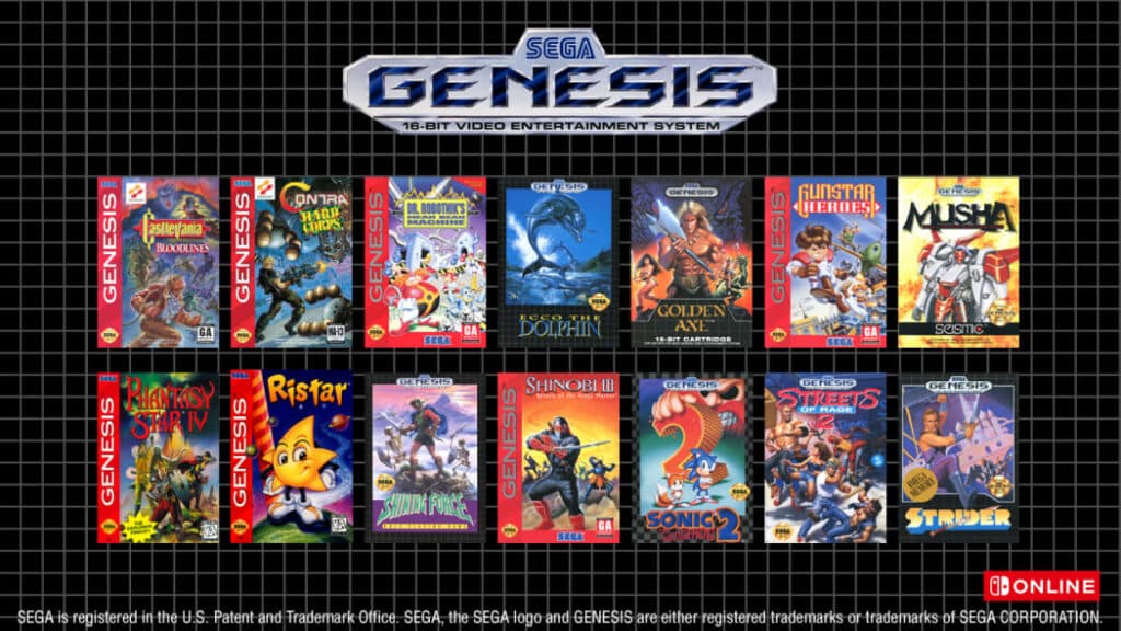 Four Sega Classics Coming to Nintendo Switch