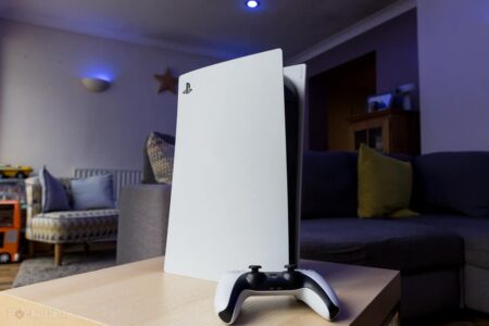 Using PS5 Vertically