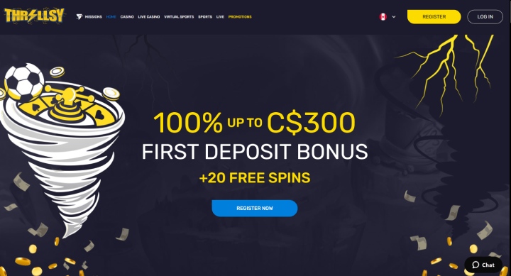 thrillsy homepage