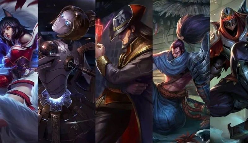 LOL Wild Rift Mid Wild List