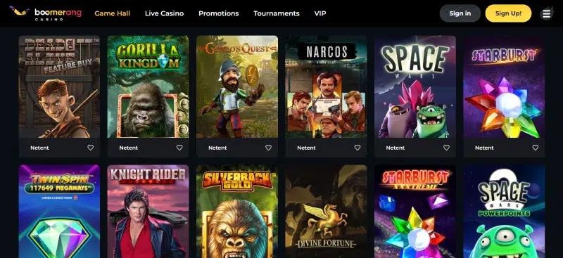 Boomerang Netent