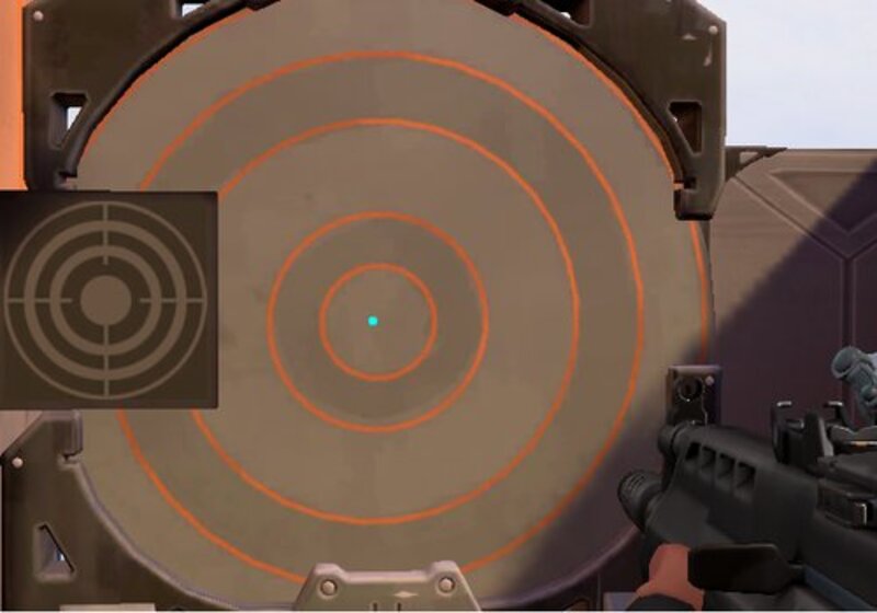 dot crosshair