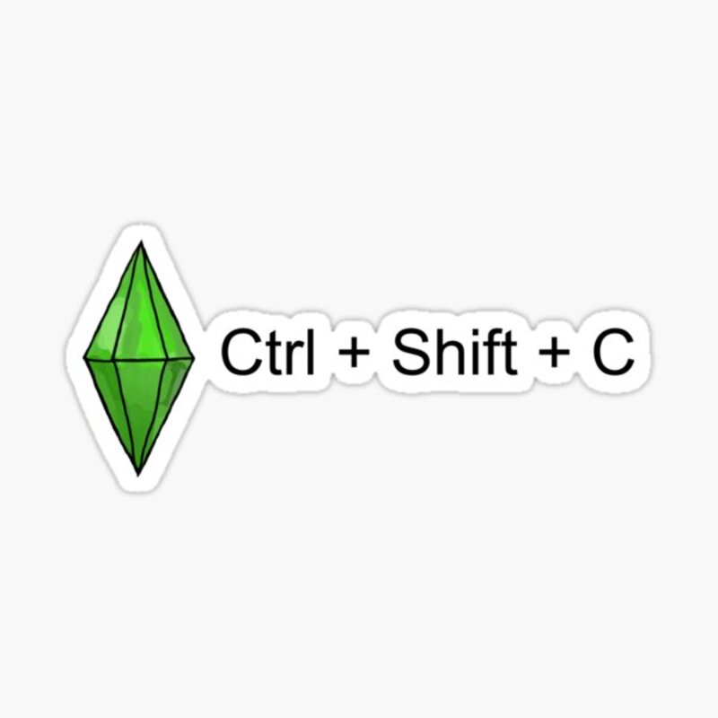 sims 4 pc settings ctrl shift c 