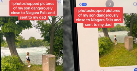 Niagara Falls Prank: TikToker Scares Parents with Hilarious Photoshop Trickery Niagara Falls Prank