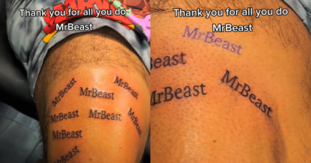 TikToker’s Unique Pursuit to Meet MrBeast: Tattoos Galore TikToker won’t stop tattooing MrBeast’s name