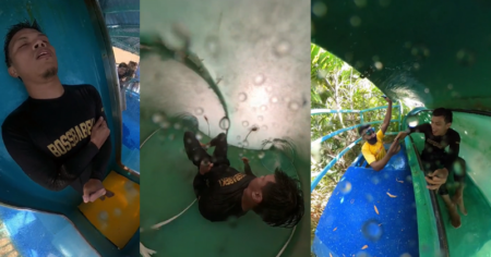 Stuck in the Slide: Viral TikTok Shows Malaysian Man’s Waterslide Misadventure Tiktoker Stuck in the Slide