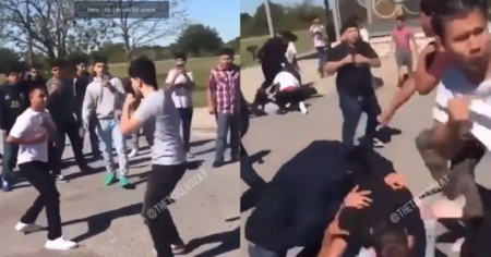 Viral Parking Lot 'Gang Brawl'