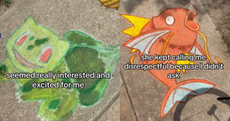 TikTok Chalk Artist Faces Eviction Threat Over Sidewalk Art, Sparks ‘Chalk the Town’ Event chalk artist threatened with eviction