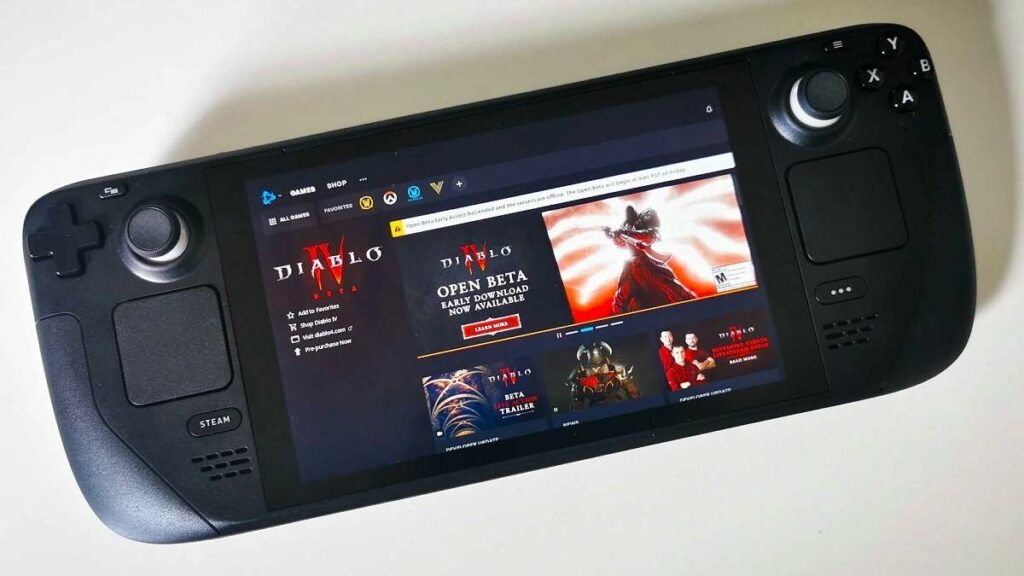 how to download diablo 4 on steam deck