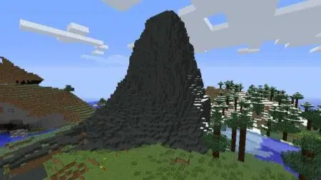 Minecraft Player Builds a Stunning Realistic Volcano minecraft player builds realistic volcano