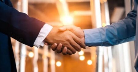 Deal Agreement Handshake Partnership Business