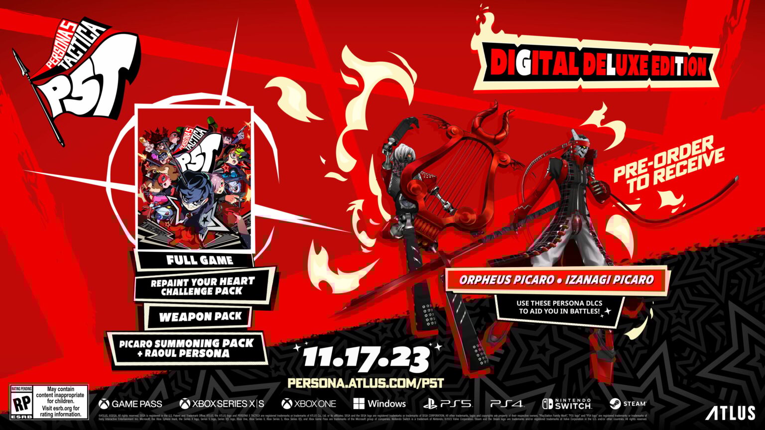 Persona 5 Tactica Release Date, Characters, Game Pass, Steam and More Persona 5 Tactica